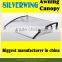Hot sale Elegant shade DIY polycarbonate durable canopy for door or window