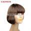 popular bob style synthetic hair xucahng ceres hair top beauty hot sale High quality Tangle free synthetic hair wigs with bangs