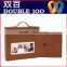 hot sale high quality low price Double100 leather baby photo album