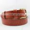 New Arrival Geniune Leather Belt With Hollow Out Designed Unisex Waist Belt