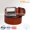 Promotional high quality mens cowhide belt in brown color
