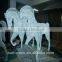 Lighting Led Acrylic Ice Show Horse,Elegant Ice Horse Decoration For Display,Horse Led Acrylic Outdoor Christmas Decorations