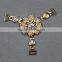 flower shape shoe upper accessories sandal metal buckels&