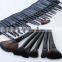 32pcs/set black Makeup Brush Eyebrow Shadow Cosmetic Brush Set