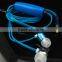 Innovative Product Stereo Sound Led Earphone EL Glowing Headphone with Mic