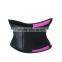 professional breathable elastic latex support waist belt for sports