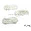 Soft touch custom 3D logo transparent PVC label