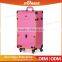 Premium professional PVC rolling makeup case with cosmetic drawer
