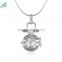 2015 Fashion Jewelry Copper plating rose gold pearl necklace really hollow out openings pendant necklace