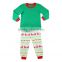 2016 red shirt kids pajamas suit with scarf printed christmas deer ruffle pants baby autumn clothes Christmas infant clothes