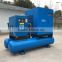 11kw 15KW 8bar combined screw air compressor with air dryer & air receiver
