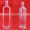 Novelty big capacity oil glass bottles 500ml empty vodka glass bottle spirit bottle