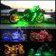 Super Bright 60 Motorcycle LED Neon Light Kit - Multicolor, 10 Flexible Strips with Remote Control