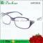Beautiful design young lady optical russian reading glasses with metal decoration