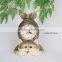 resin dog shape alarm decorative wall clock