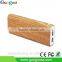 2016 ultra thin li-polymer wooden power bank for smartphone