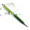 crystal stylus pen,rubber tip stylus pen,wholesale for promotional pen