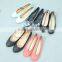 Shoes for women closed toe flat shoes round toe fancy ballerina shoes