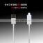 1m round led micro usb cable for samsung/Huawei/Xiaomi/HTC