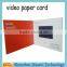 High Quality 5 inch LCD ScreeenVideo Brochure card/ Video greeting card