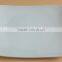 Hotel Restaurant 9' 12''cheap bulk pain white ceramic dinner plate rectangle flat plate stock FQR16011
