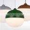 2015 fashion colorful iron painting pendant lights