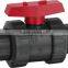 Plastic water supply pipe fitting upvc fitting ball valve threaded fitting