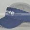 Guangzhou hat factory professional custom 100% cotton/dark blue/sun visor