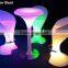 Illuminated Color Change Modern Plastic Leisure Ghost Bar Stool Ghost Bar Chair