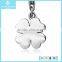 Selling Silver Jewelry Engraveable Four-Leaf Clover Charm in Sterling Silver