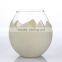 Custom Unbreakable 280ml Original Design Egg Shape Glass Cup N6595