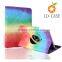 Tablets Case Printing PU Leather Media Stand Folio Cover Bag For ipad