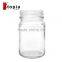 480ml Engraving Clear Glass Mason Jar sweets galss