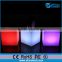 plastic waterproof portable illuminated led light table cube,led cube furniture