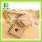 Mini size pocket hardcover spiral kraft paper notebook making