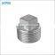 stainless steel NPT threaded hexagon pipe nipple