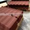 Stone Coated Metal Roof Tile1170*420*0.4mm purple/wine red/green/black roof tile for prefab houses