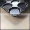 Bread baking aluminum alloy non-stick teflon round bread baking trays/hamburger baking tray