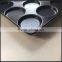 15 grooves aluminum alloy teflon coated Bread Pan Hamburger Tray round bread pan