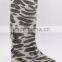 Custom Printing PVC Transparent Rain Boots Women