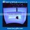 Light up illumination counter table glowing bar led table with remote
