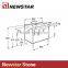 CAD drawing design wood base cabinet