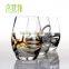 330ml lead free novelty drinking glass with egg shaped