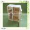 six compartments blind window design wooden display box