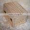 Top grade new arrival handmade decorative wooden Christmas gift box with hinge