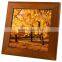 custom blank ceramic tile sublimation with golden picture frames