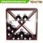 Wooden cellar wine rack insert