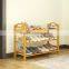 2017 new style bamboo shoe rack with many floors