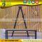 Metal with wood wrought iron flower rack/display rack