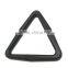 Plastic Triangle Loop, 2" Triangle Ring Black, Plastic Triangle Loop Belt Webbing Buckle For Bag Accessories